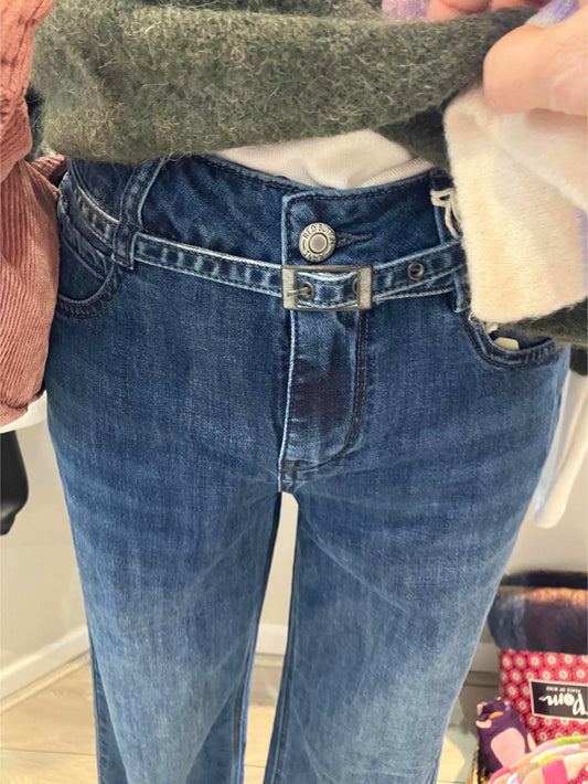 Red Button Claudette jeans in dark stone