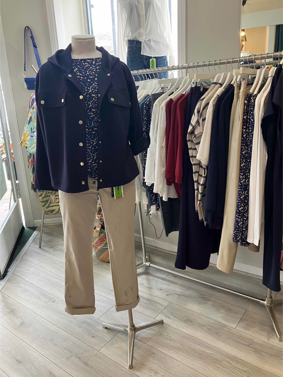 Red Button Tessy trousers in Pebble