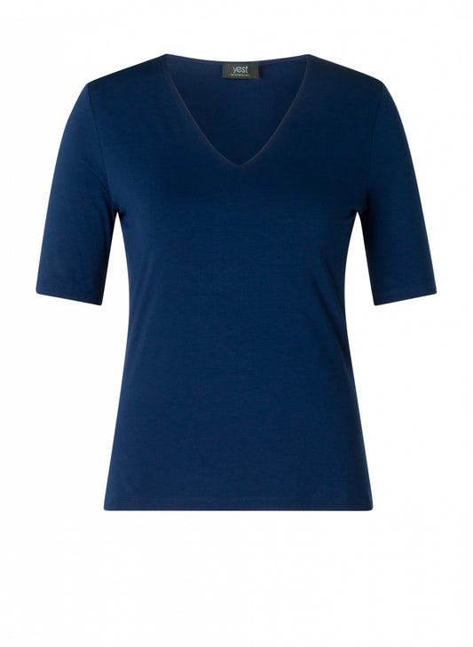Yest Ramona v neck viscose top