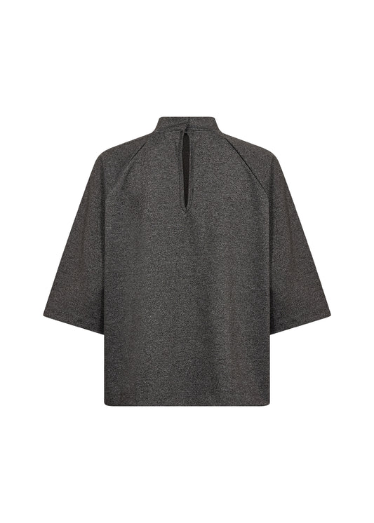 Soya Concept Heika top in dark earth melange
