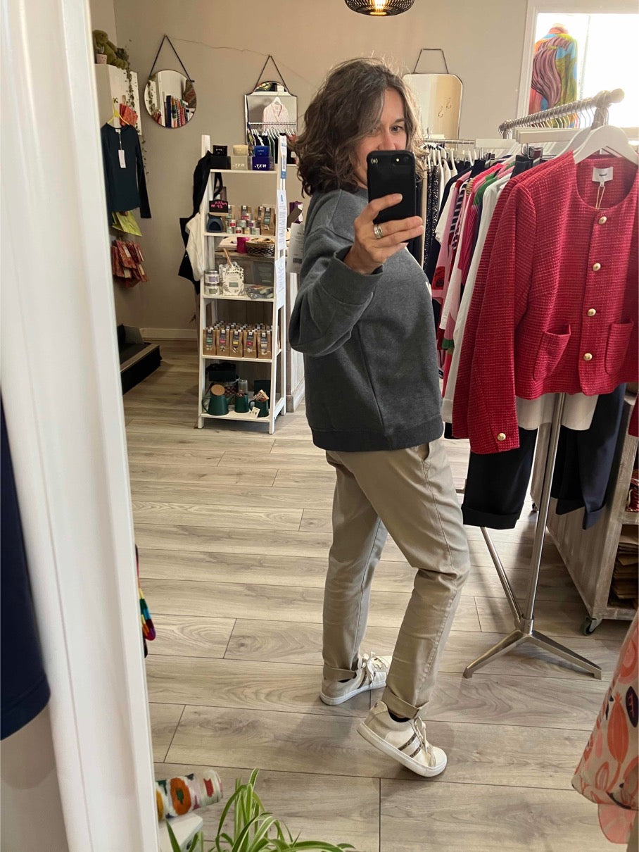 Grace & Mila Sharly sweatshirt in grey with love design