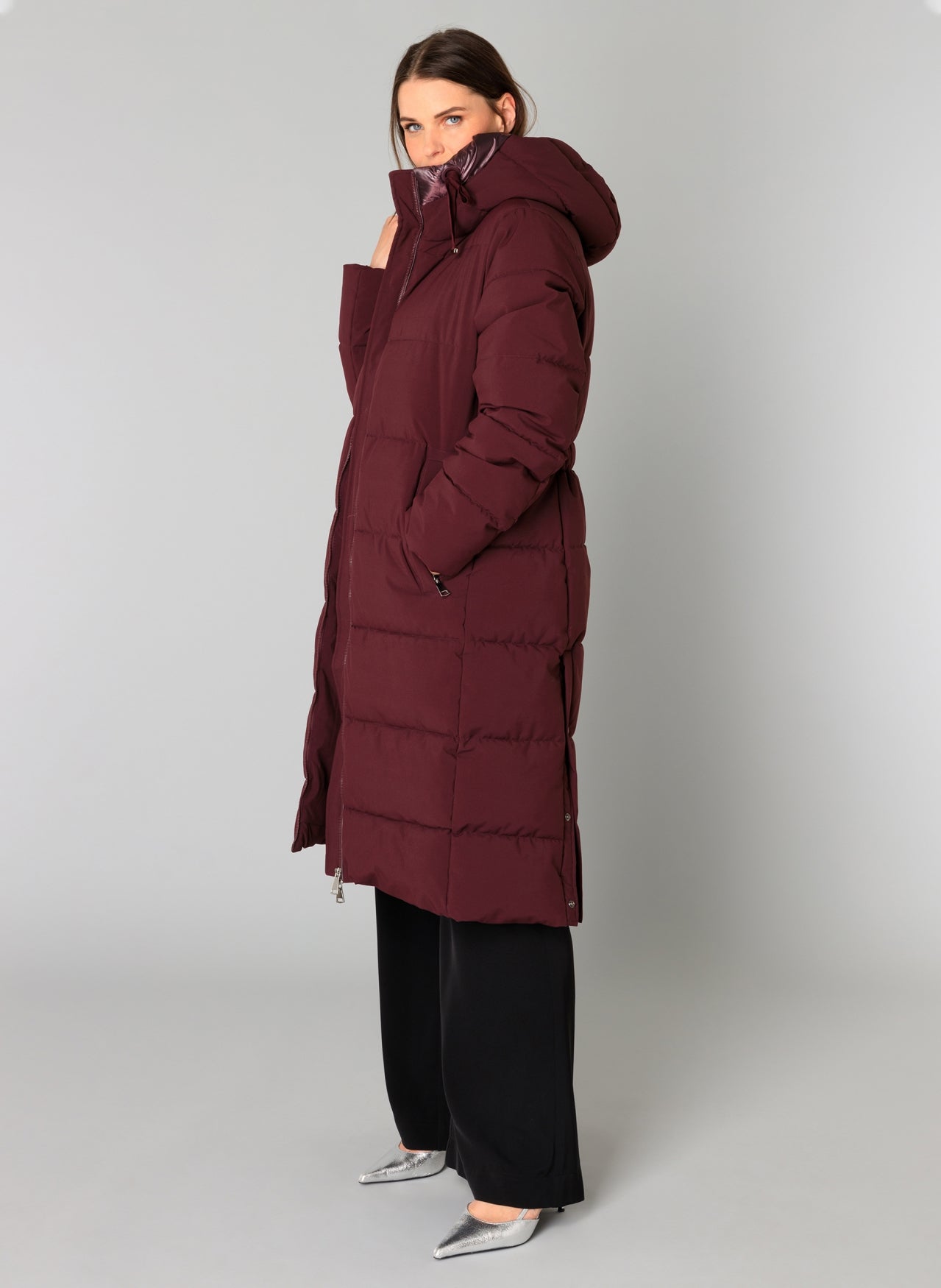 Yest Zara winter coat in Port