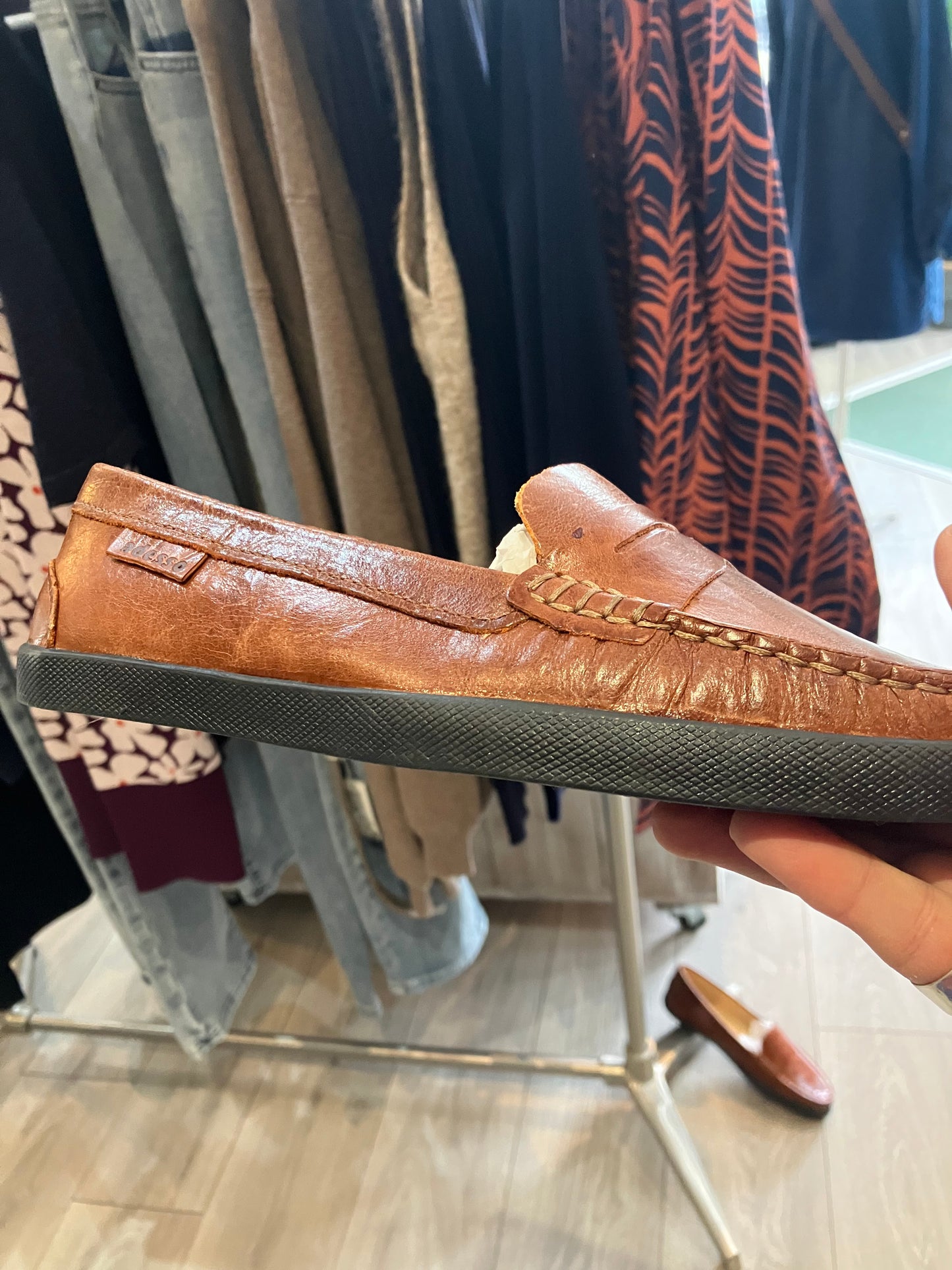 Adesso Ashley chestnut loafer shoe