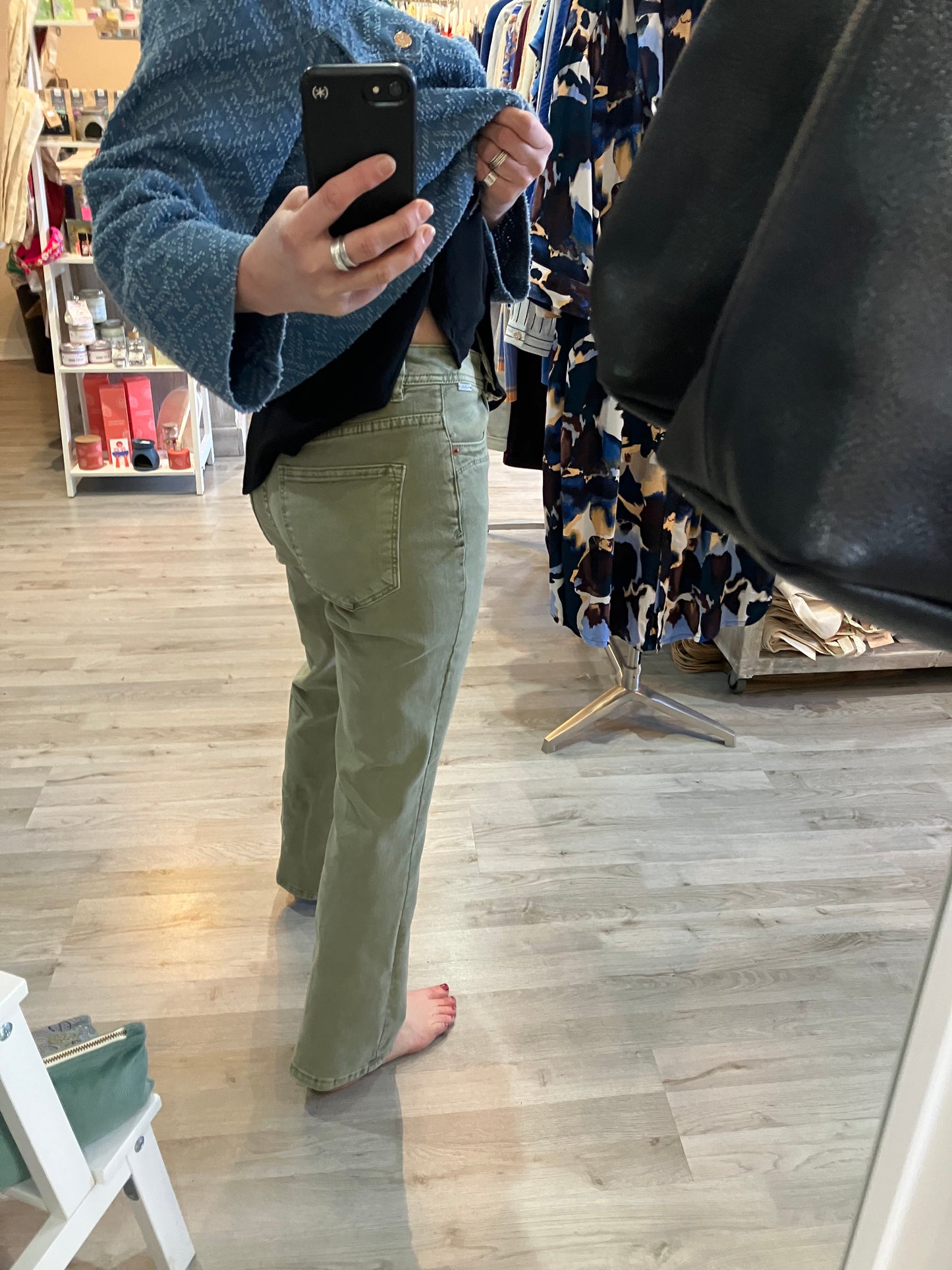 Red Button Babette jeans in teagreen