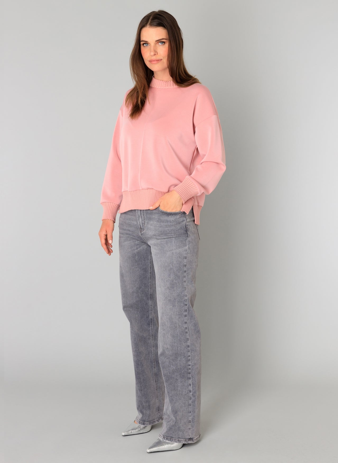 Yest Nele sweatshirt in rose pink