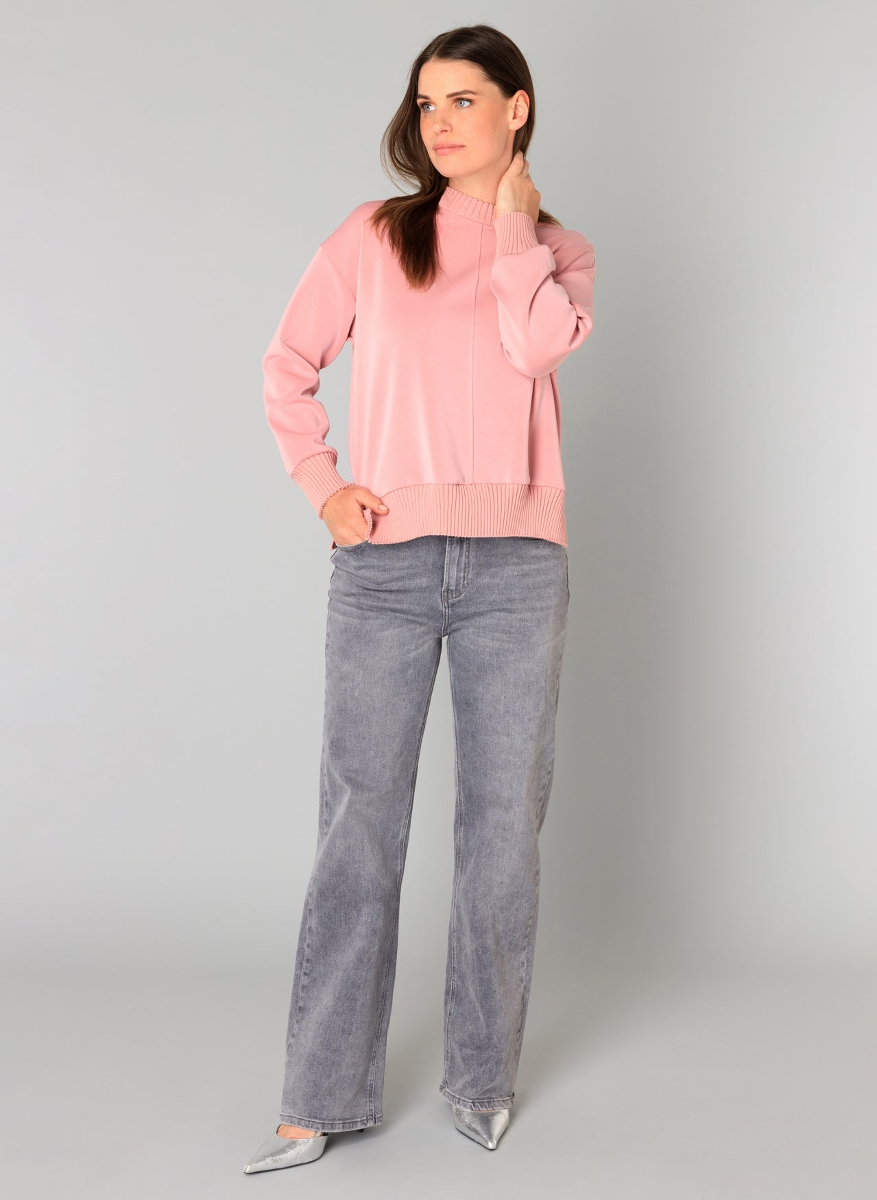 Yest Nele sweatshirt in rose pink