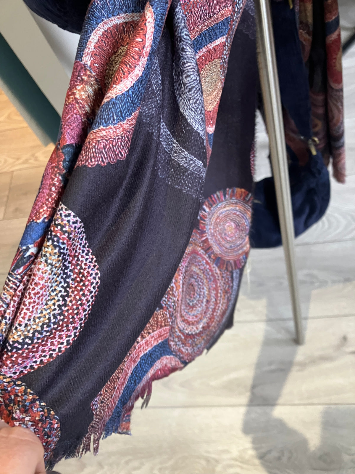Lua Circles abstract scarf