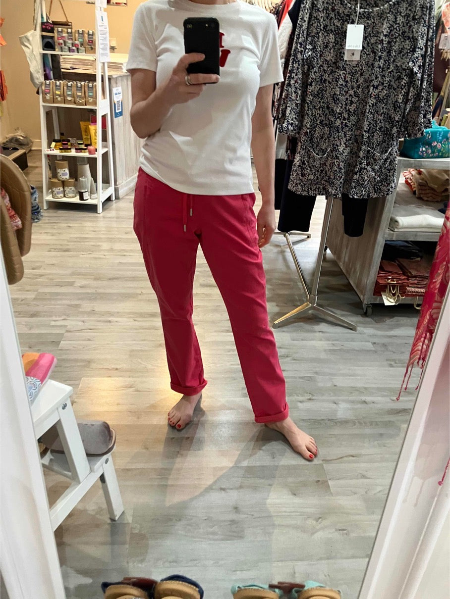 Red Button Tessy trousers in raspberry