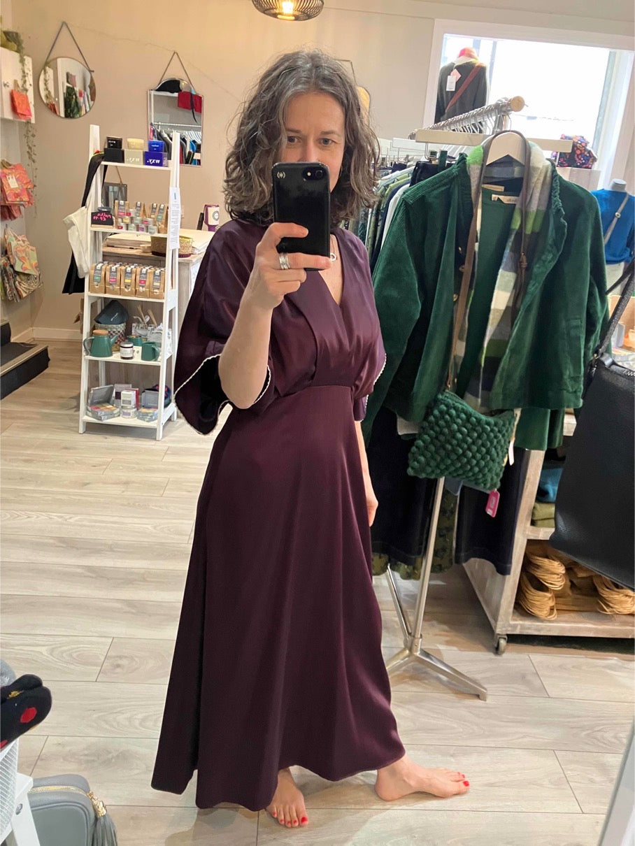 Numph Nusantina dress in winetasting