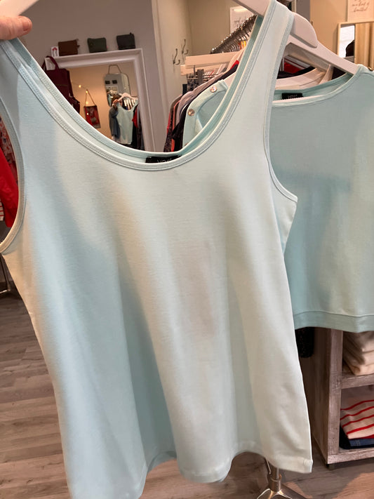 Yest Gerriette vest top in pastel blue