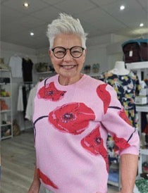 Numph Nuvaliant sweater in orchid smoke