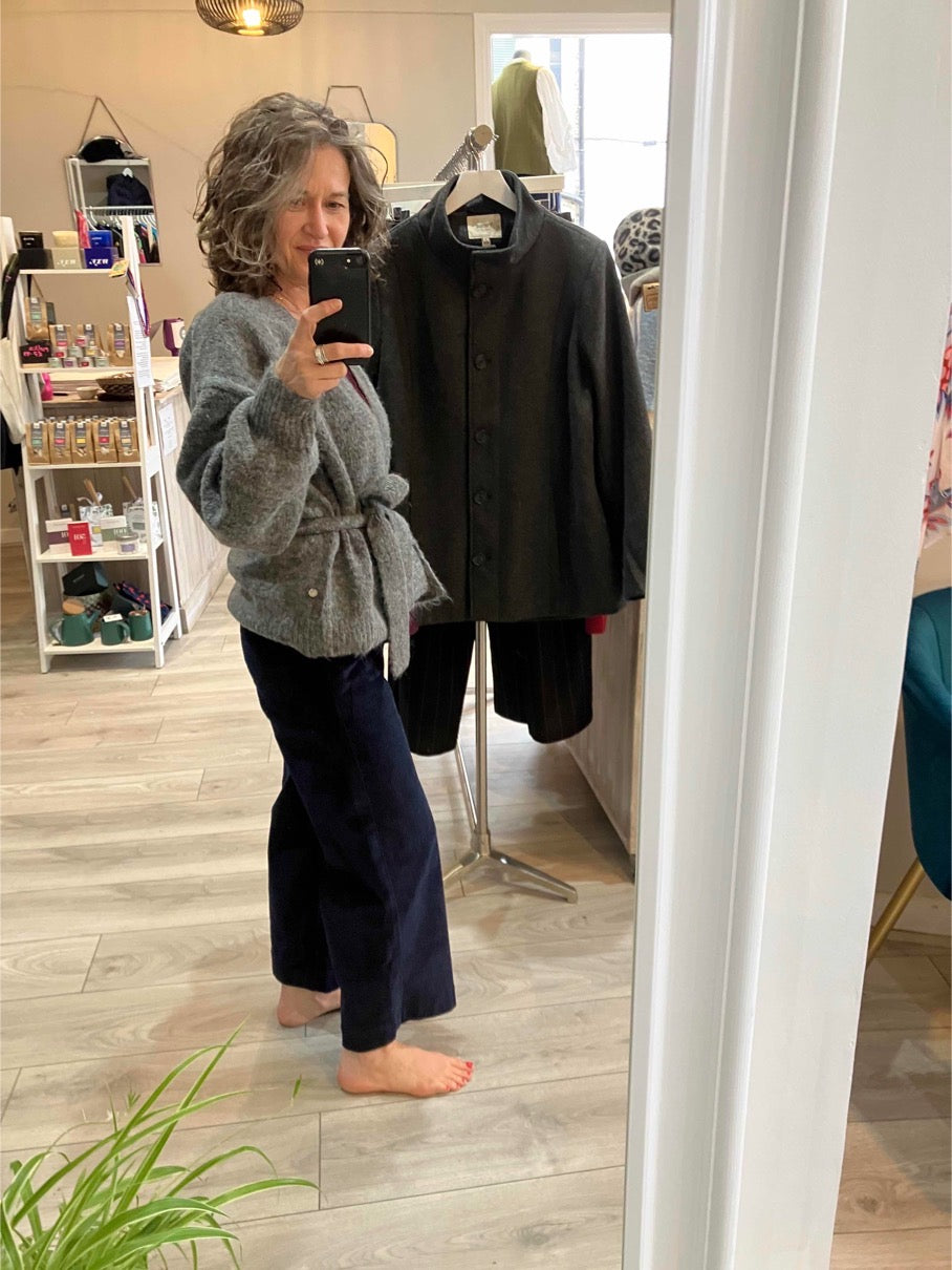 Lily & Me Isla cropped navy cords