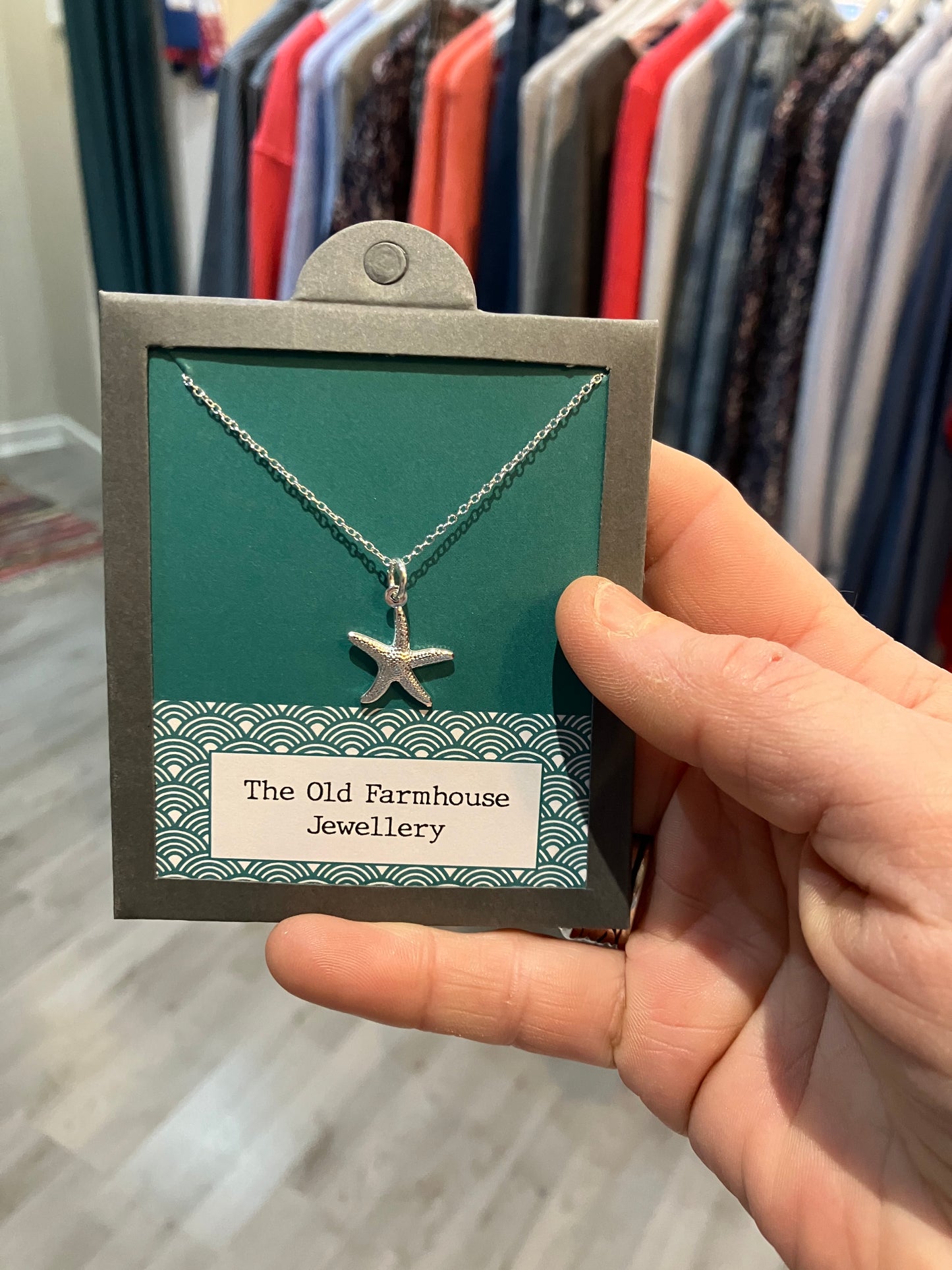 The Old Farmhouse rockpool charm necklace