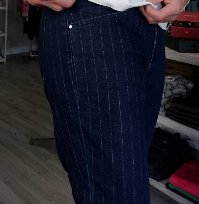 Red Button Babette Silver pinstripe jeans