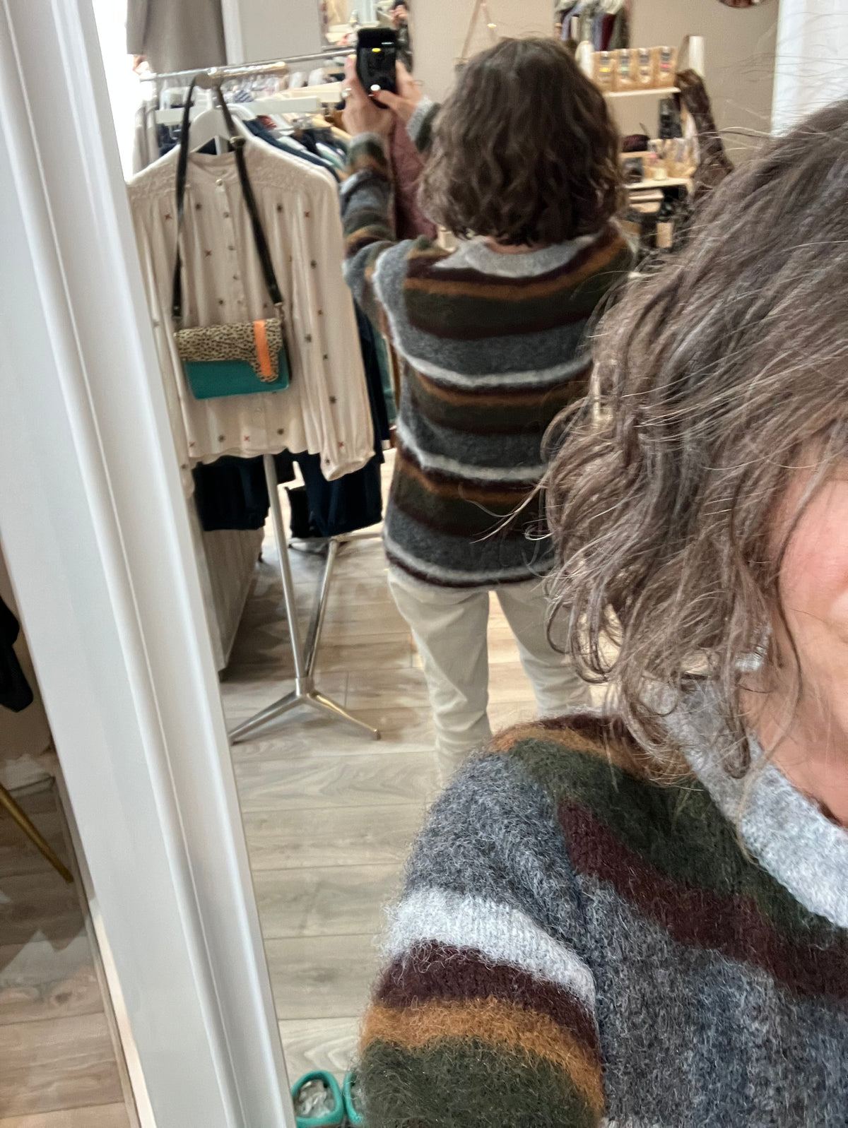 Soya Concept Hadil striped cosy sweater