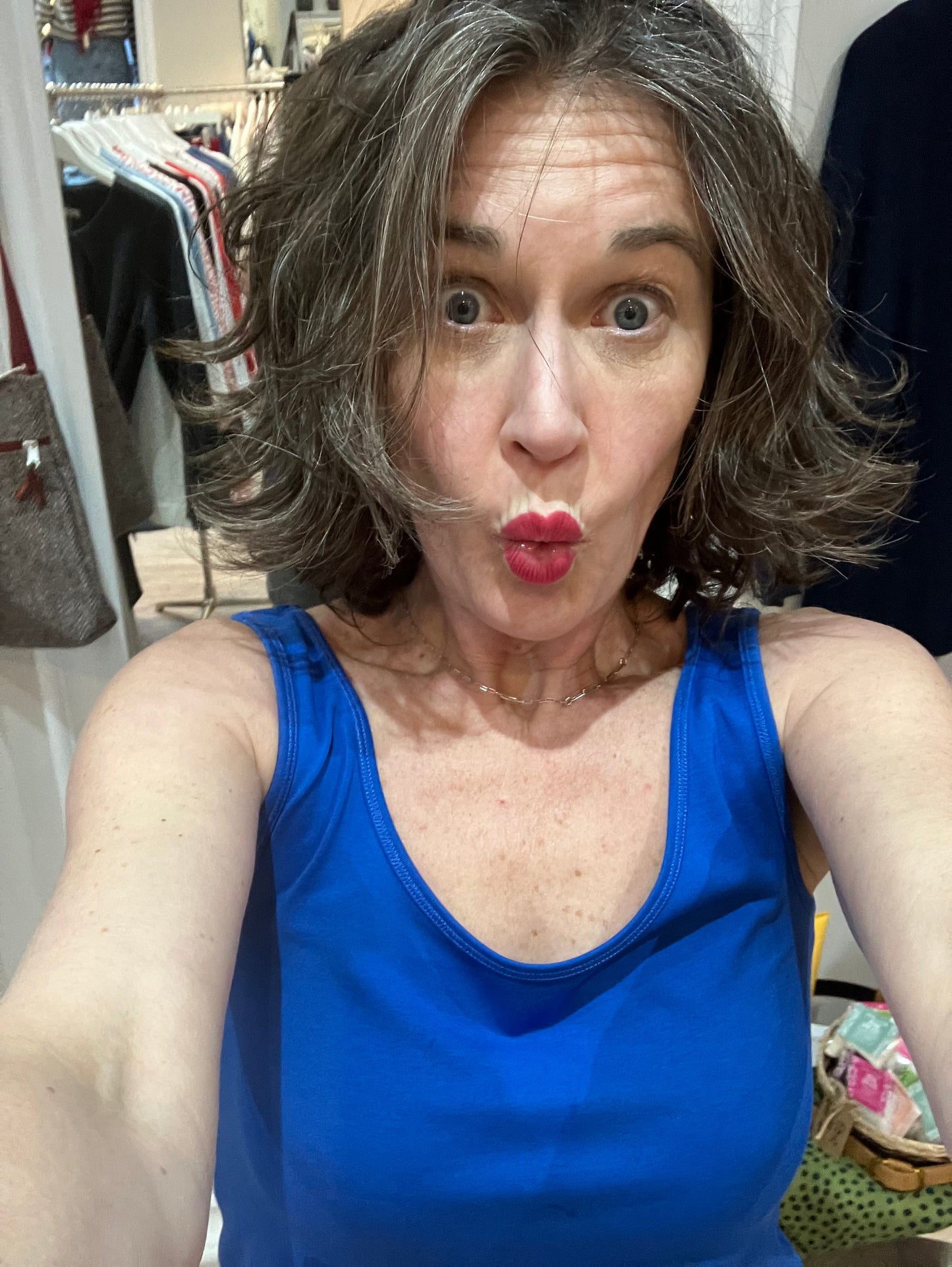 Yest Gerriette essential cobalt vest top