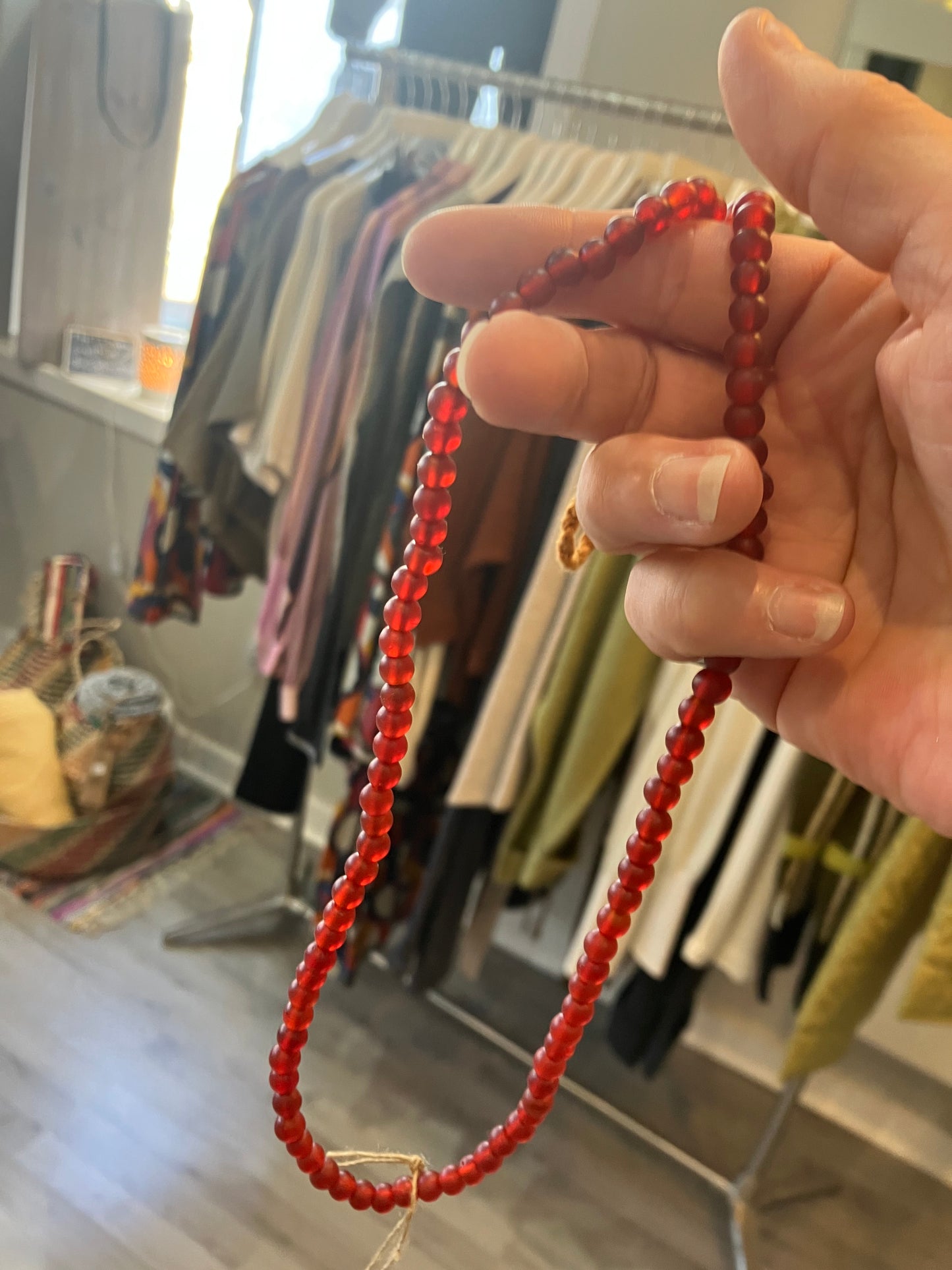 Aura Que Jangali recycled glass beads - various