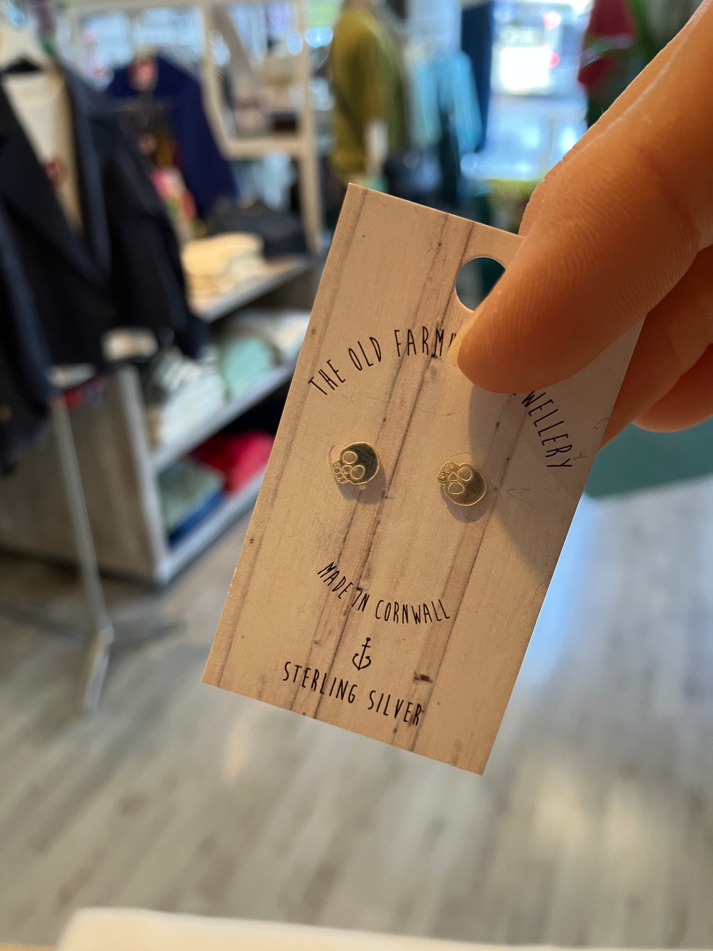 The Old Farmhouse mini studs - sterling silver