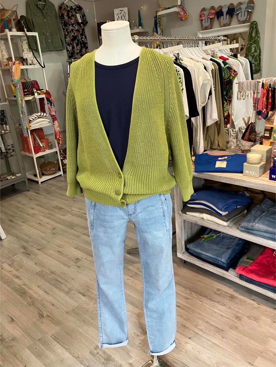Yest Rivka cardigan in citron