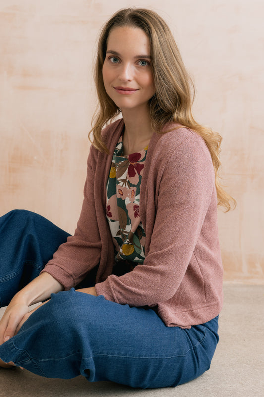 Lily & Me Shore cardigan in soft pink - arriving this week