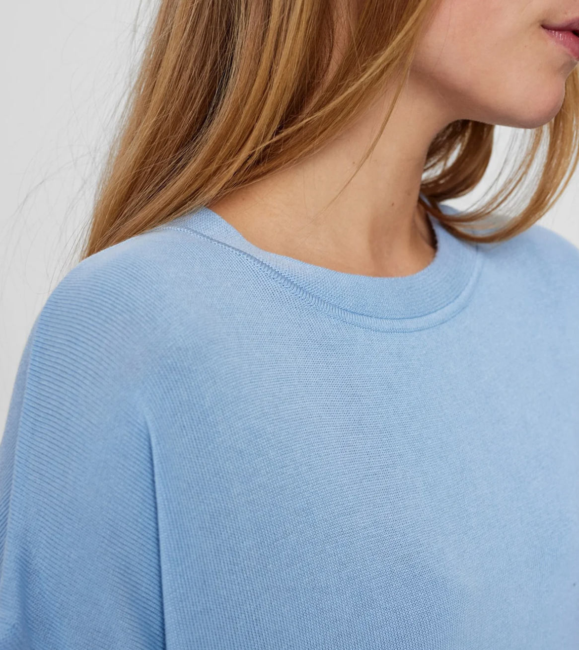 Nümph Nudarlene pullover in powder blue