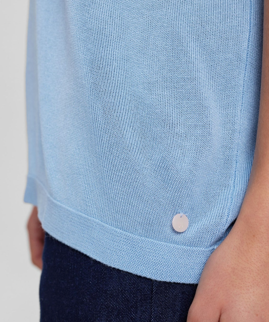 Nümph Nudarlene pullover in powder blue