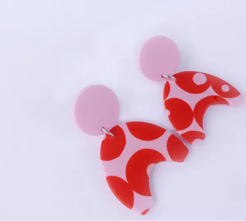 Nadege Honey Bubblegum no2 earrings