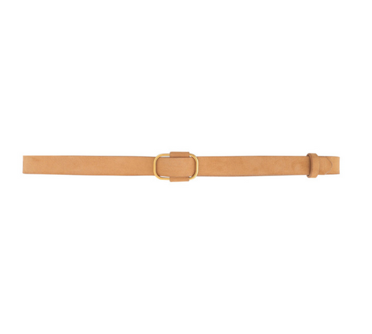 Grace & Mila Nazareth camel suede belt