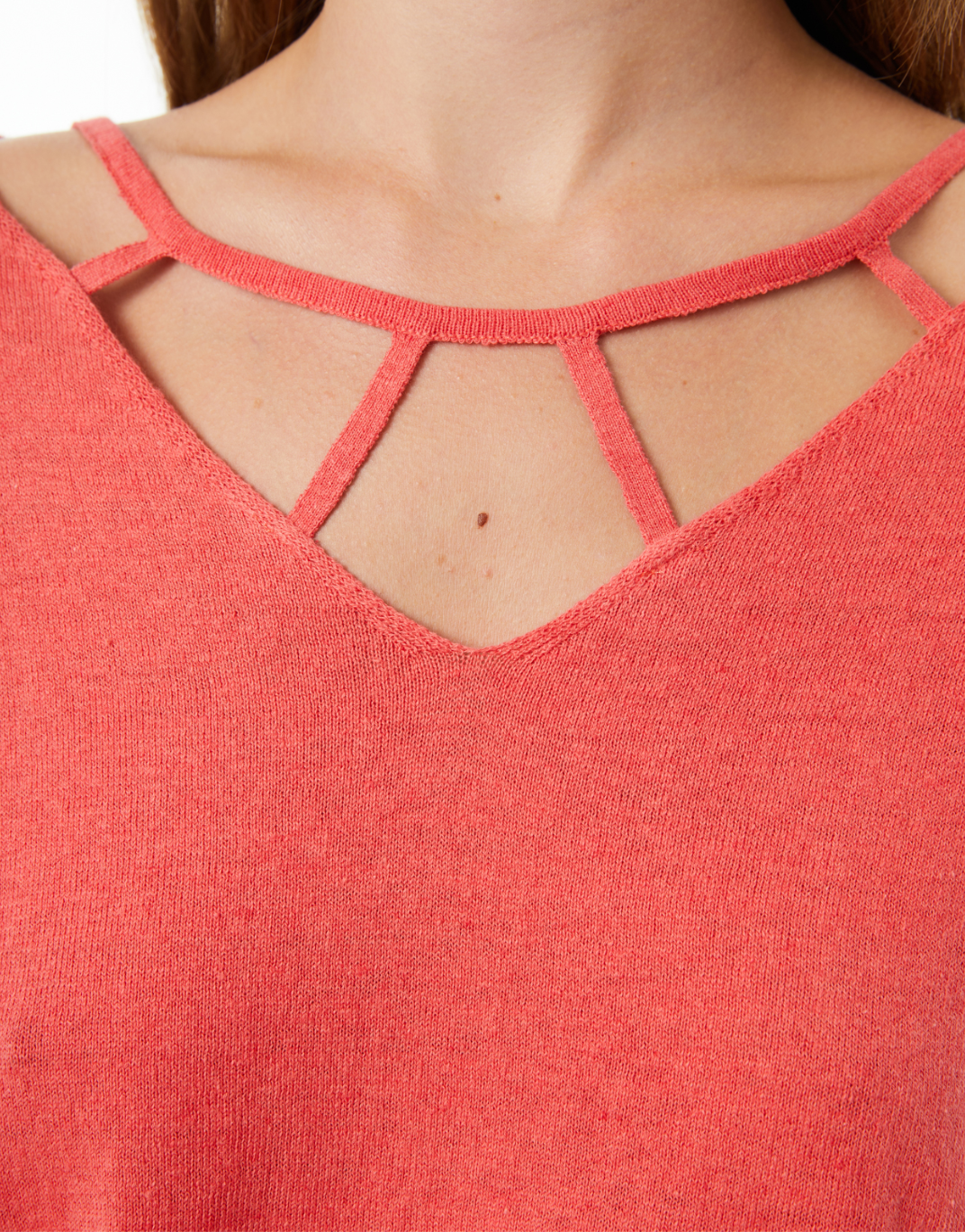 Paz Torras coral sweater