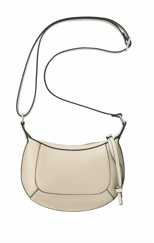 Yaya small leather crossover bag with adjustable strap