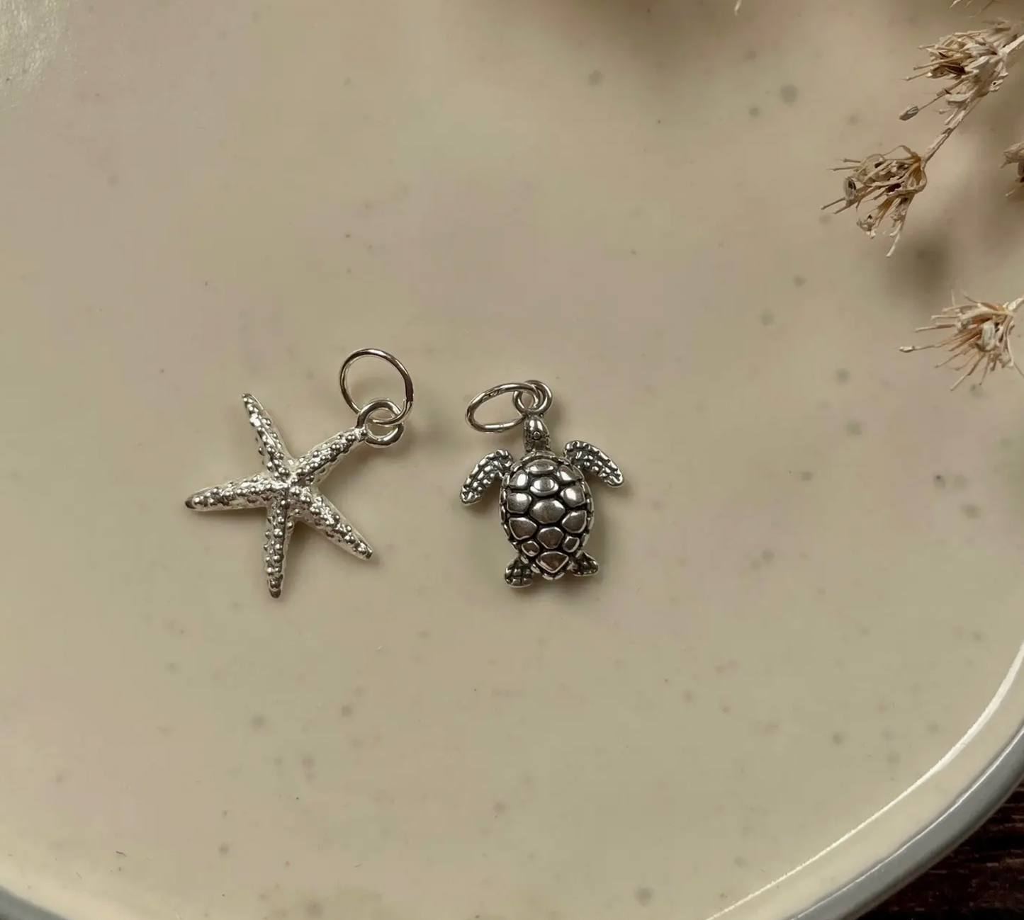 The Old Farmhouse rockpool charm necklace