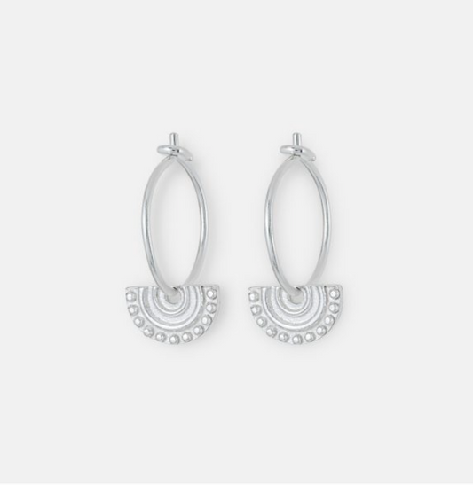 One & Eight Silver Delphi earrings