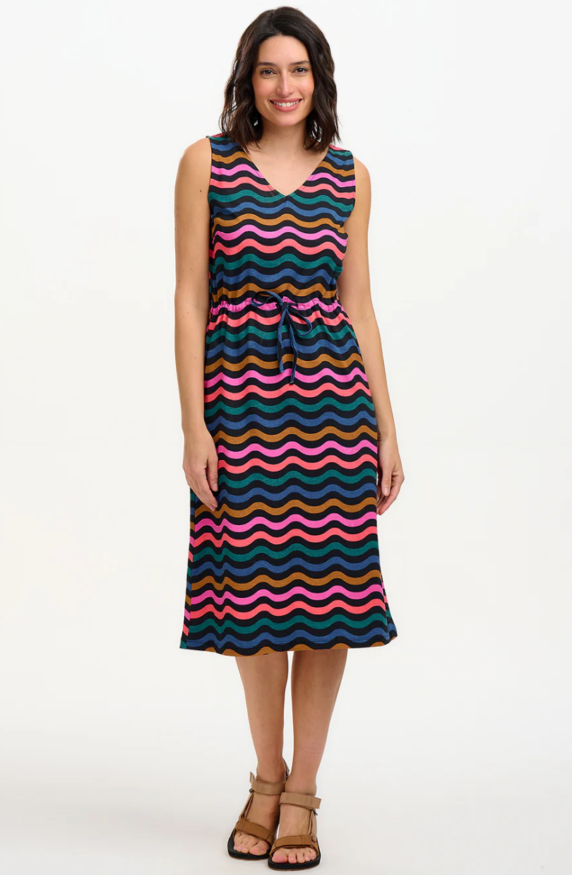 Sugarhill Brighton Gilly jersey midi dress