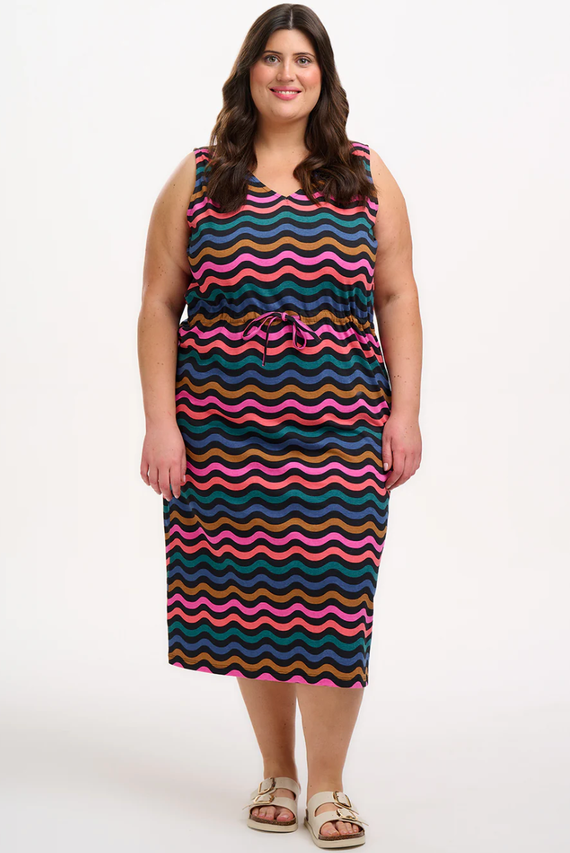 Sugarhill Brighton Gilly jersey midi dress