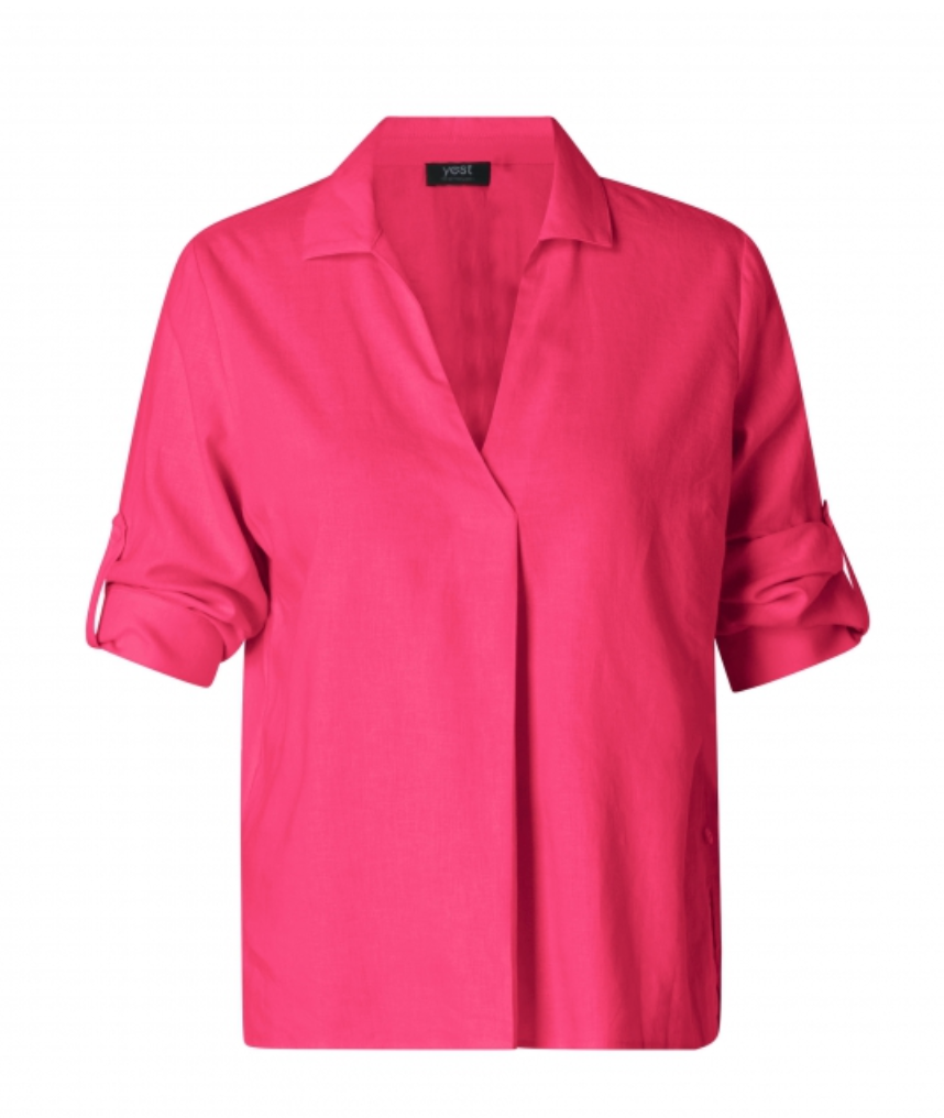 Yest Tabea blouse in fuchsia