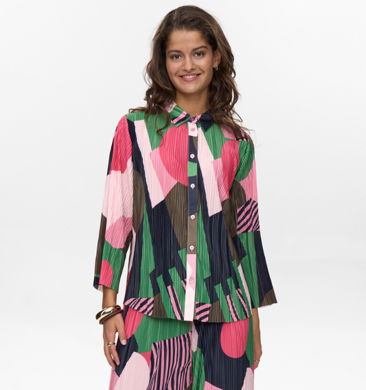 Numph Nuvixa blouse in dark sapphire