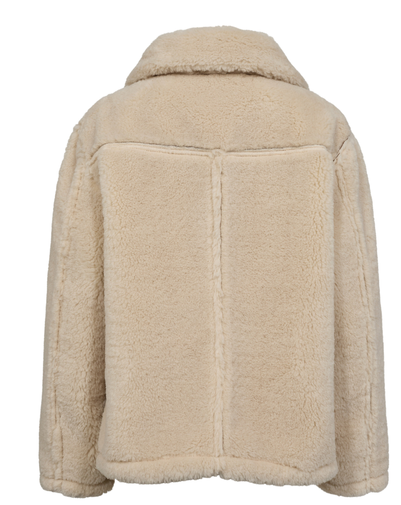 Numph Nuelliota reversible jacket in cognac