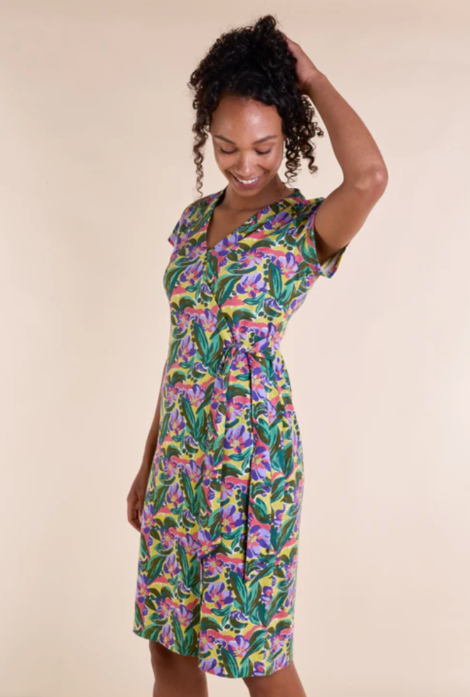 Nomads GOTS Organic cotton wrap dress