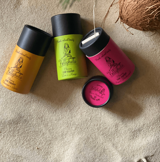 Betty Hula dry soap powder for hands lime and mango