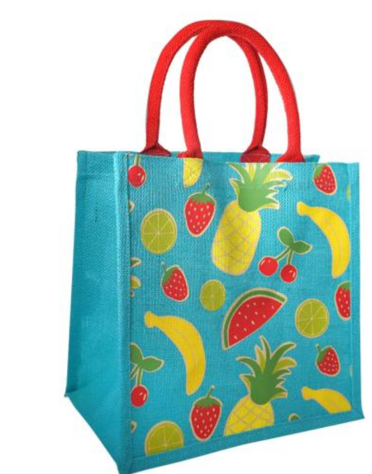 Shared Earth fruit jute shopper