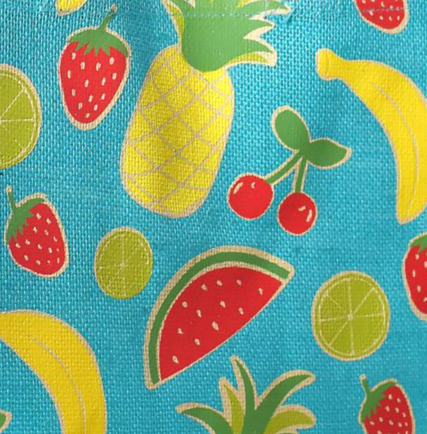 Shared Earth fruit jute shopper