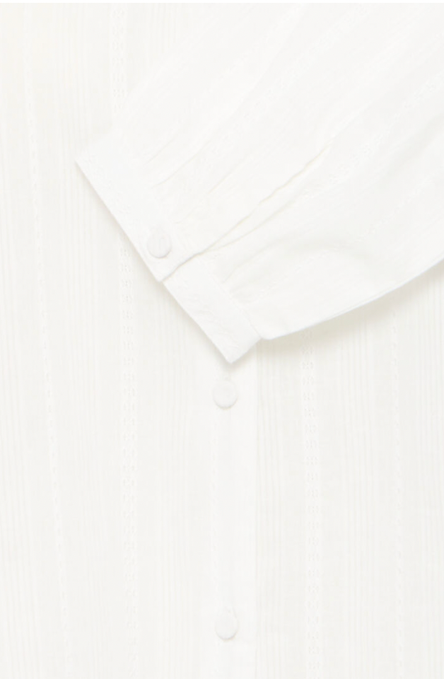 Fransa Hannie white, cotton blouse