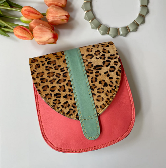 Margot upcycled leather bag