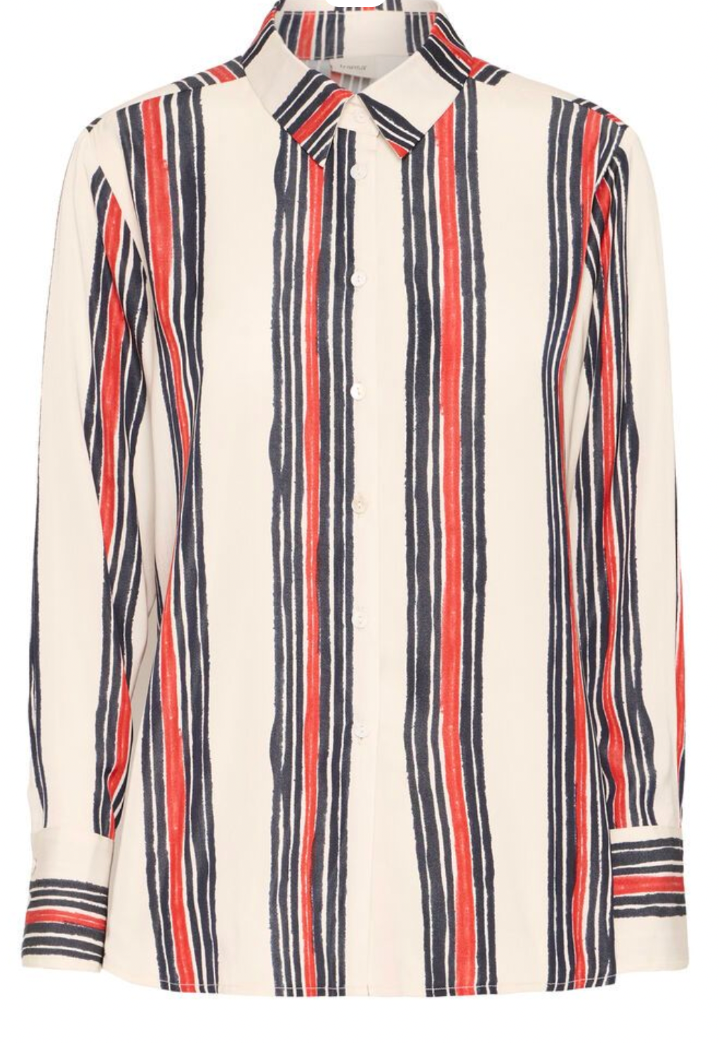 Fransa Alda blouse in whisper white art