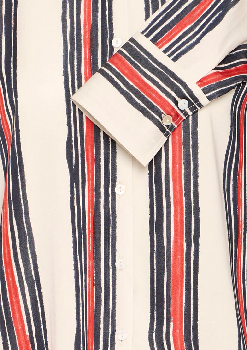 Fransa Alda blouse in whisper white art
