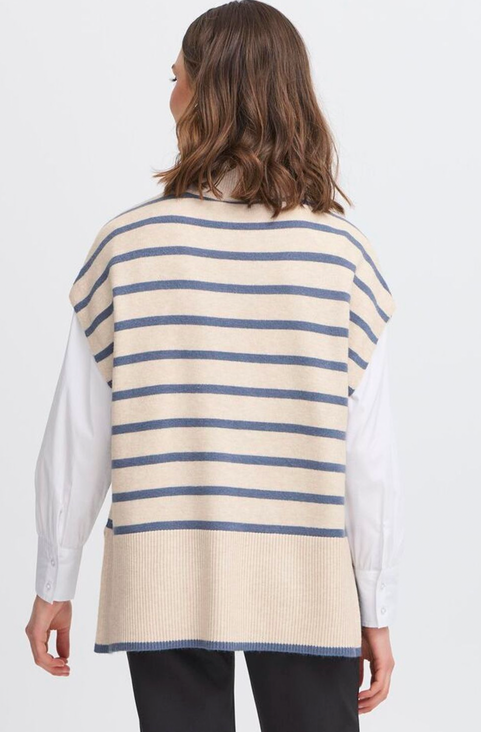 Fransa Bitte pullover in bering sea mix