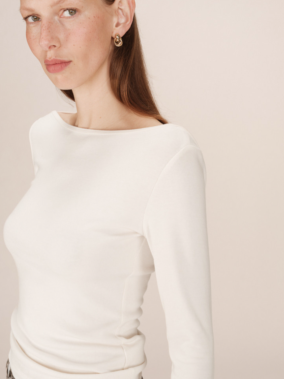 Grace & Mila Stanley top in ivory