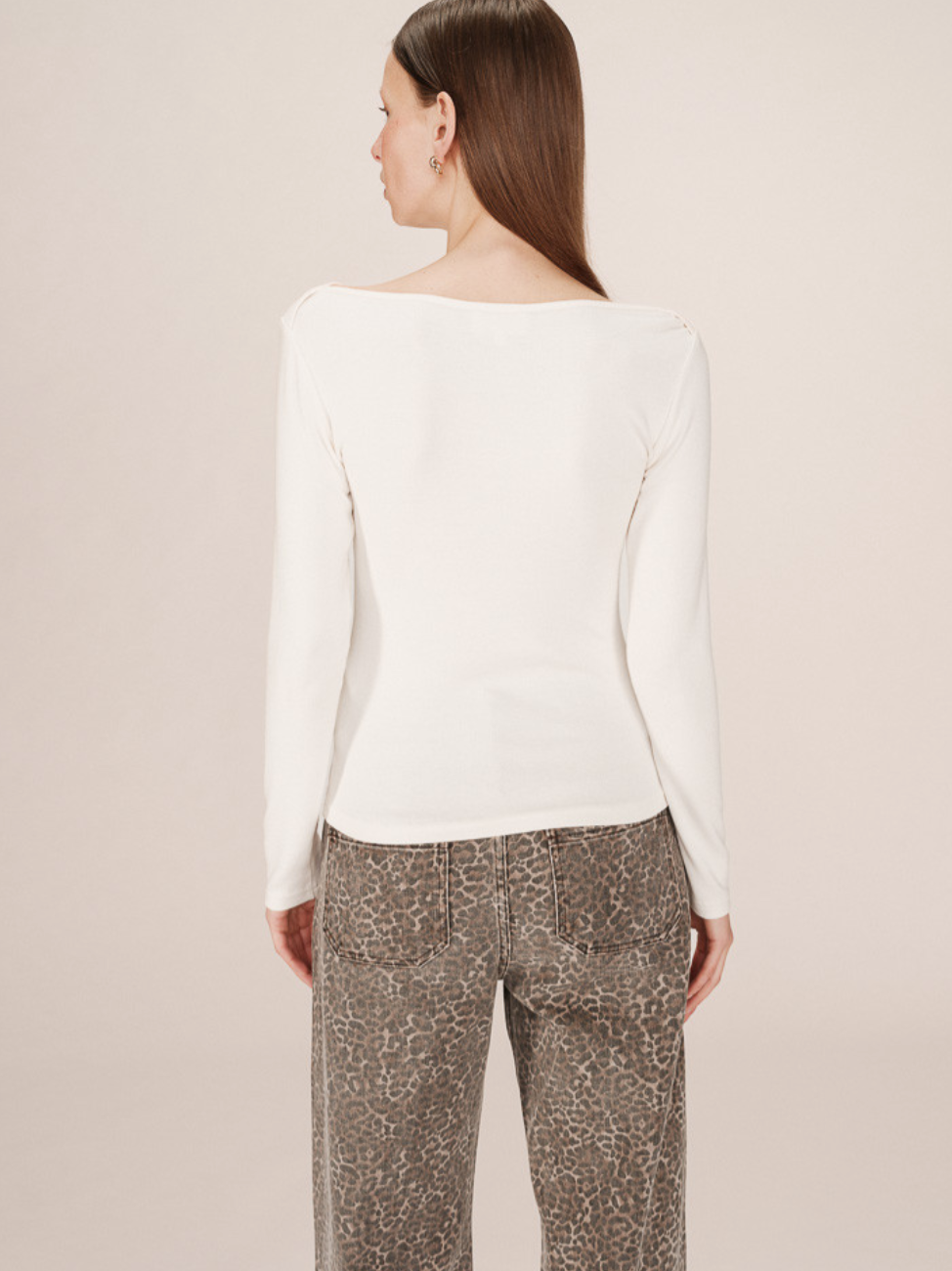 Grace & Mila Stanley top in ivory