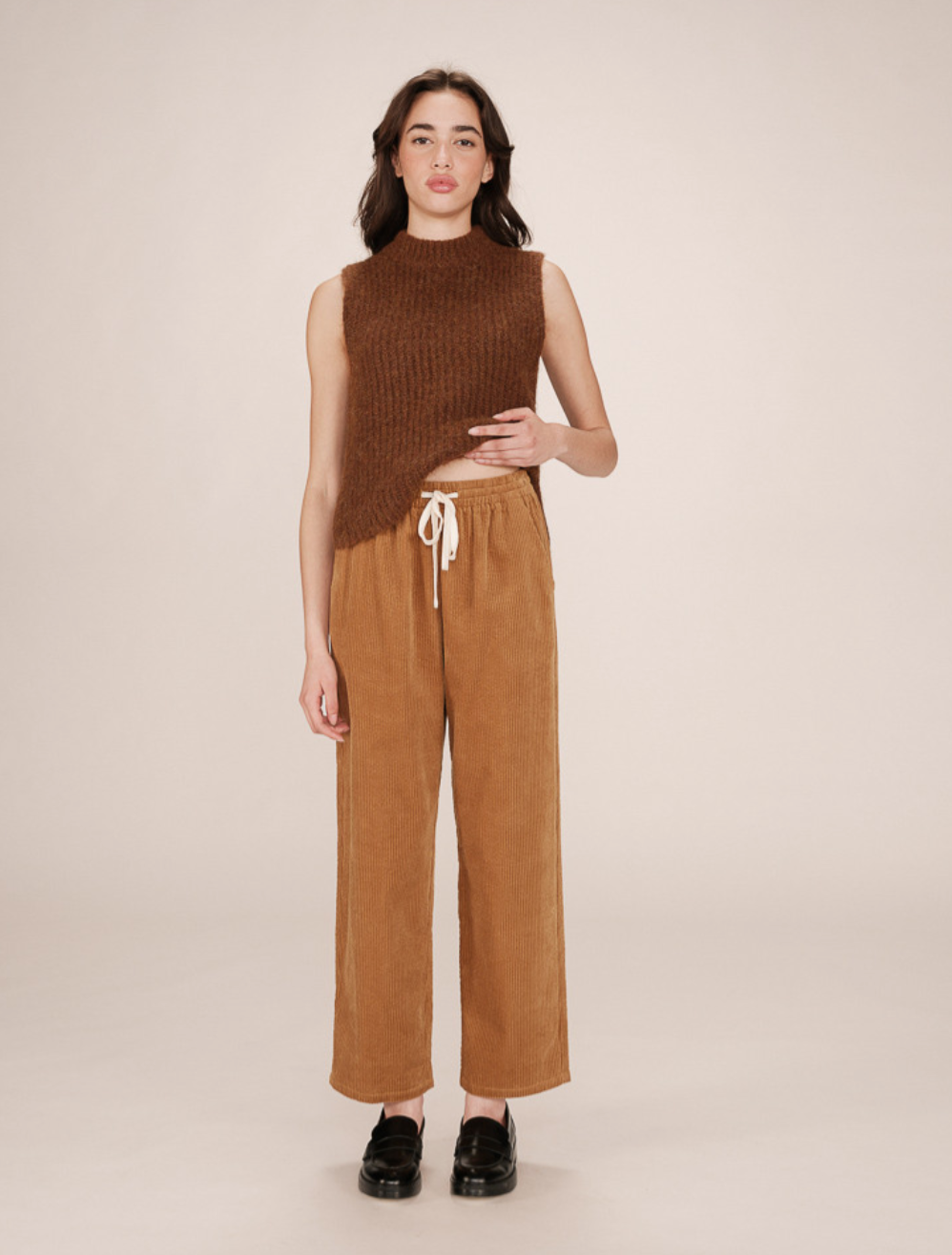 Grace & Mila Liberty cord trousers in ochre