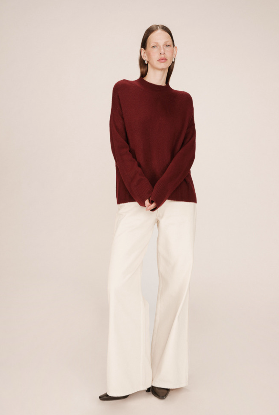 Grace & Mila Salty sweater in bordeaux